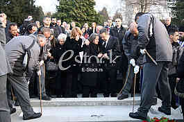 The burial of Desimir Dacic