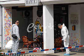 Shooting in the cafe Mariki