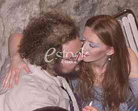 Marko Kon with wife Maja