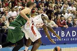 Red Star- Panathinaikos basketball game