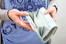 Empty wallet