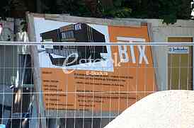 Works on the department store Beteks in Pozega street on Banovo brdo