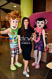 Press conference for the cartoon Hotel Transylvania third part