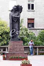 Monument to Serbian Emperor Stefan Dusan