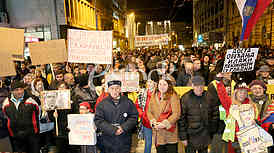 The protest walk
