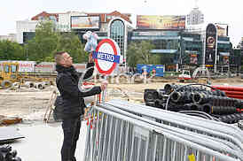 Protest na trgu Republike