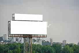 empty billboard for your ad