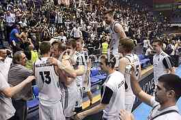  Partizan-Red Star, basketball derby game.
