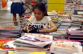 School supplies for the new school year, buying school supplies, the start of the new school year, notebooks, pencils, school supplies, Tempo stores, action, discount, for every school day full rang