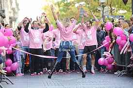 Race in the heels against Breast Cancer