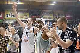  Partizan-Red Star, basketball derby game.