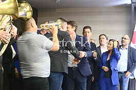 Darko Glisic, Marija Obradovic, Marko Djuric, Nikola Selakovic i Vladimir Djukanovic