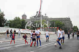 Football tournament of young categories