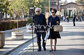 The funeral of actress Milena Dravic