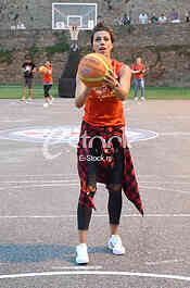 Basketball basket for happiness