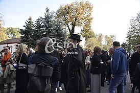 The funeral of actress Milena Dravic