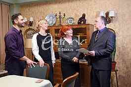 On the shooting set of a series of 