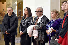 TV  Happy host Jovana Jeremic is baptizing her daughter Lea
