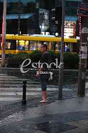 Bad weather,rain and thunders in Belgrade