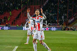 Fudbal: 1/8 finala Lige Evrope, Crvena zvezda - Glazgov Rendžers