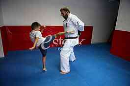 Training Kyokushin karate