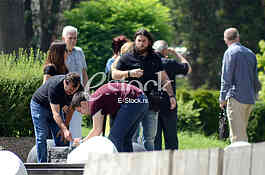 Family and friends grave Miodrag Mandic Manda