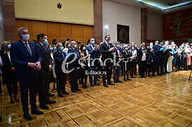 Aleksandar Vucic i zdravstveni radnici