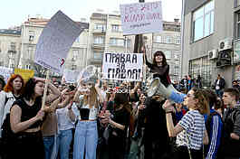 Protest ucenika Filoloske gimnazije