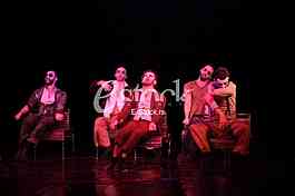 Ballet Who's singing there.ballet to the music by Vojislav Voki Kostic, DEDICATED TO THE ACTOR Dragan Nikolic.National Theatre.