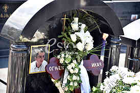 The funeral of a twenty-two year old Ognjen Ikac.