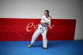 Training Kyokushin karate