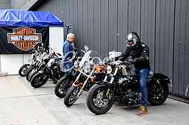 Promote and test drive of Harley Davidson