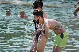 Zeljko Joksimovic daughter with boyfriend, Mina Joksimovic
