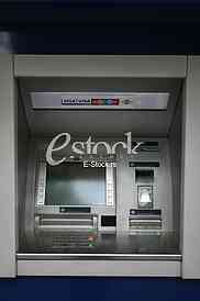 ATM cash machine - front view