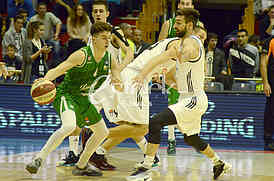 Basketball game between Partizan and Olimpija 
