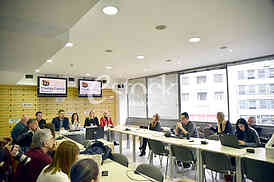 Press conference for the verbal accusation of the journalist of Serbian Telegraph, Ivana Zigic, by actor Sergej Trifunovic