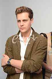 actor Milos Bikovic spending time with children at the Department of Oncology