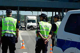 Toll plaza, new system for charging penalties for speeding limitation