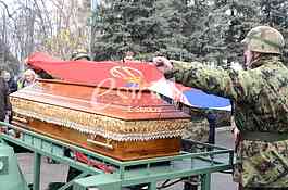 Burial of the remains Dimirija Tucovica