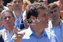 Protest gathering of Serbs 