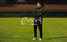 The first training of the national football team led by Ljubisa Tumbakovic