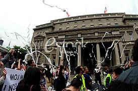 Protest of citizen initiative 