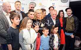Press conference before the children's play at the National Theatre, 