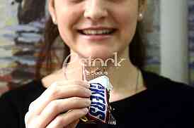 Twix and snickers chocolate candy.

