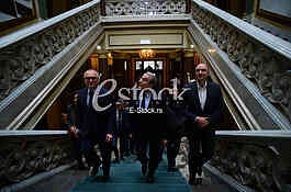 Goran Vesic, Rolan Ris, Bojan Bulatovic Belgrade waterfront