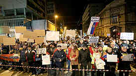 The protest walk
