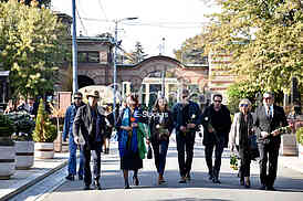 The funeral of actress Milena Dravic