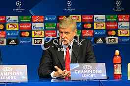Press conference after the match of UCL