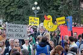 Protest Ne davimo Beograd