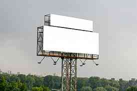 empty billboard for your ad